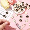 52Pcs 2 Colors Alloy Enamel Pendants ENAM-CJ0006-89-5