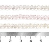 Transparent Painted Glass Beads Strands DGLA-A034-T3mm-A25-3