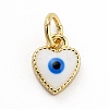 Rack Plating Brass Enamel Charms KK-G387-07G-03-1