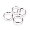 Tarnish Resistant 304 Stainless Steel Saw Cut Open Jump Rings STAS-P212-23P-01-1