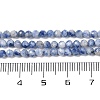 Natural Blue Spot Jasper Beads Strands G-A252-A02-02-5