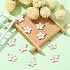 10Pcs Light Gold Plated Alloy Enamel Pendants ENAM-YW0002-15B-6