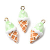 Alloy Enamel Pendants PALLOY-T094-02C-1