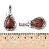 Synthetic Goldstone Pendants G-A095-02P-01-3