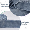 10 Yards Burlap Frayed Ribbon OCOR-WH0093-09A-4
