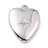 Brass Micro Pave Cubic Zirconia Charms LS-ZIRC-I054-14P-03-1