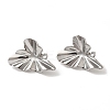 304 Stainless Steel Heart Stud Earrings EJEW-C114-30P-2