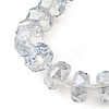 Transparent Electroplate Glass Beads Strands X-EGLA-P062-01A-PL01-3