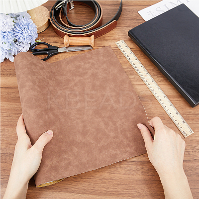 Rectangle PU Leather Fabric AJEW-WH0089-52D-02-1