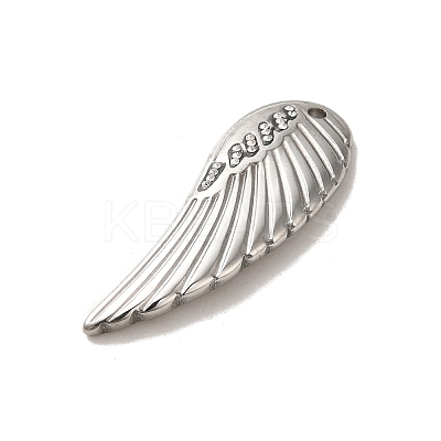 304 Stainless Steel Pendants STAS-L022-243P-1