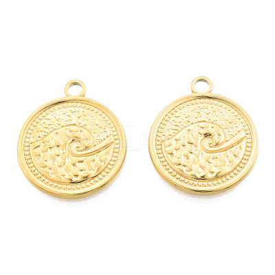 Ion Plating(IP) 201 Stainless Steel Pendants STAS-N098-248LG-1
