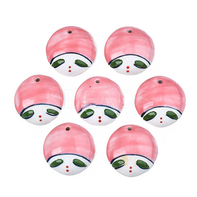 Handmade Porcelain Pendants PORC-N004-126-1