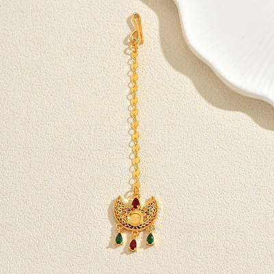 Brass Hair Bobby Pins Indian Forehead Chains KX6890-1