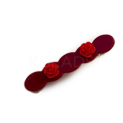 Cellulose Acetate(Resin) Alligator Hair Clips PW-WG13D61-02-1