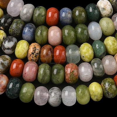 Natural Mixed Gemstone Beads Strands G-A280-A01-01-1