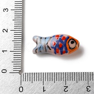 Handmade Porcelain Beads X-PORC-Z006-04B-02-1