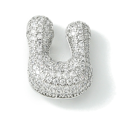 Rack Plating Brass Cubic Zirconia Pendants KK-S378-02P-U-1