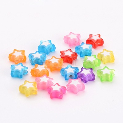 Transparent Acrylic Beads Y-TACR-S116-M-1