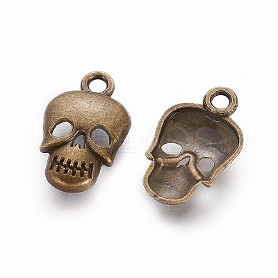Tibetan Style Alloy Pendants TIBEP-K585-AB-NR-1