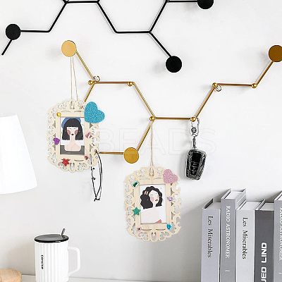 Undyed Wooden Photo Frame DIY-FG0002-86-1