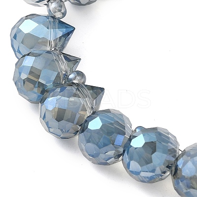 Electroplate Glass Beads Strands EGLA-D030-17L-1
