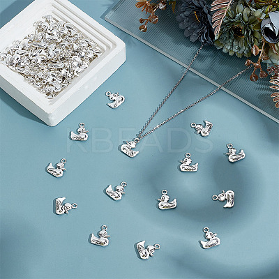 90Pcs Tibetan Style Alloy Pendants FIND-ME0002-46-1