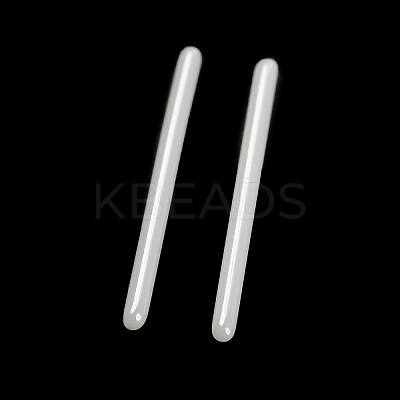 Hypoallergenic Bioceramics Zirconia Ceramic Straight Bar Stud Earrings AJEW-Z014-05E-1