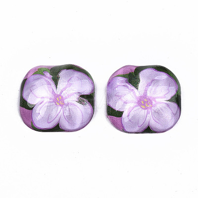 Translucent Acrylic Cabochons KY-T022-16-1