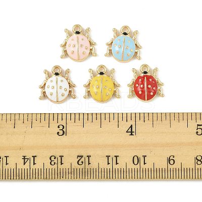 24Pcs Alloy Enamel Charms ENAM-FS0003-75-1