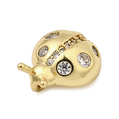 Brass Micro Pave Cubic Zirconia Pendants KK-I360-076G-1