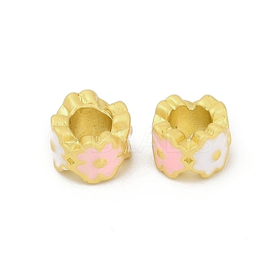 Alloy Enamel European Beads PALLOY-D369-21MG-02-1