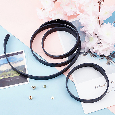 Imitation Leather Bag Handles FIND-WH0056-68-1