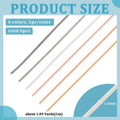 6M 6 Colors Carbon Steel Wire Grimp Wire TWIR-BC0001-50-1