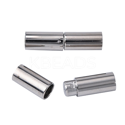 Tarnish Resistant 304 Stainless Steel Bayonet Clasps STAS-P226-01F-1