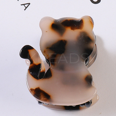 Cellulose Acetate(Resin) Claw Hair Clips OHAR-PW0003-035H-1