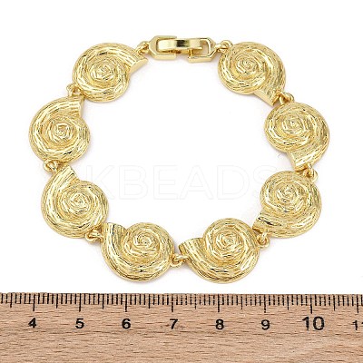 Brass Link Bracelets for Women BJEW-H209-01C-G-1