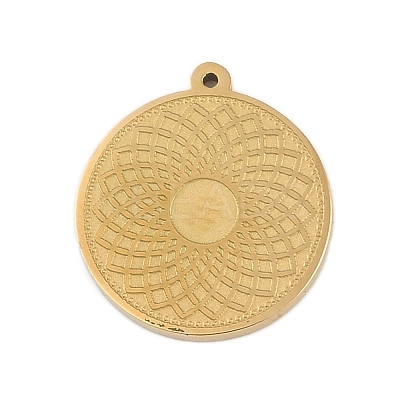 Ion Plating(IP) 304 Stainless Steel Pendants STAS-U019-27G-1