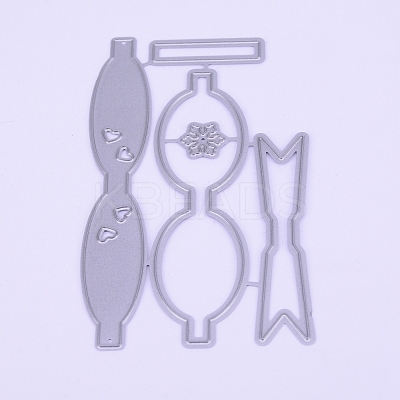 Carbon Steel Cutting Dies Stencils DIY-WH0167-82-1