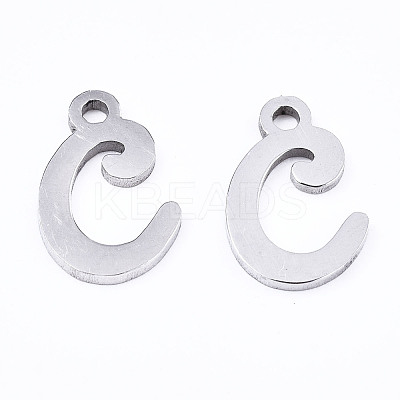 Non-Tarnish 201 Stainless Steel Charms X-STAS-T044-217P-C-1
