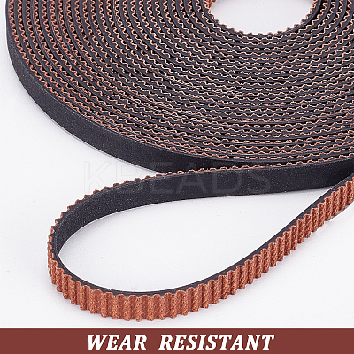 Rubber GT2 Timing Belt AJEW-WH0258-267-1