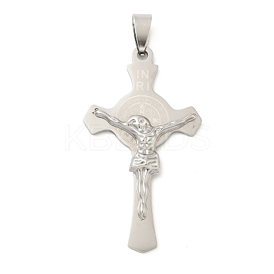 201 Stainless Steel Laser Cut Big  Pendants STAS-P428-13P-02-1