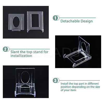 Transparent Acrylic Multi-Function Display Holder ODIS-WH0030-23-1