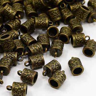 Tibetan Style Cord Ends TIBEP-LF10887YKG-AB-FF-1