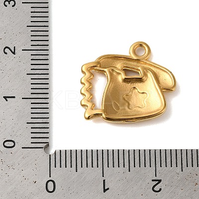 Ion Plating(IP) 304 Stainless Steel Pendant Rhinestone Settings STAS-N103-40G-1