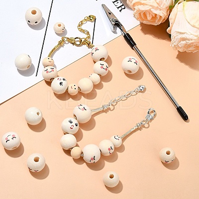 6Pcs 2 Colors Brass European Style Bracelet Making MAK-YW0001-16-1