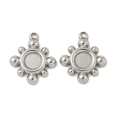 304 Stainless Steel Charms STAS-D127-17P-1