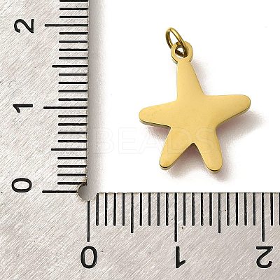 304 Stainless Steel Enamel Pendants STAS-R153-14G-1