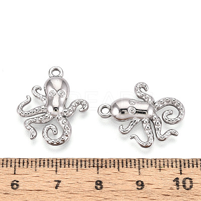 304 Stainless Steel Squid Pendants STAS-T069-26P-1