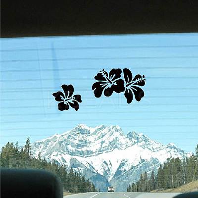 4Pcs 4 Styles PET Waterproof Self-adhesive Car Stickers DIY-WH0308-225A-090-1