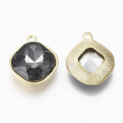 Golden Plated Alloy Pendants PALLOY-N154-03A-1
